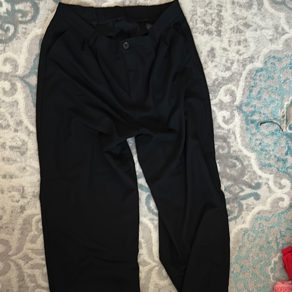 Black Wide-Leg Trousers